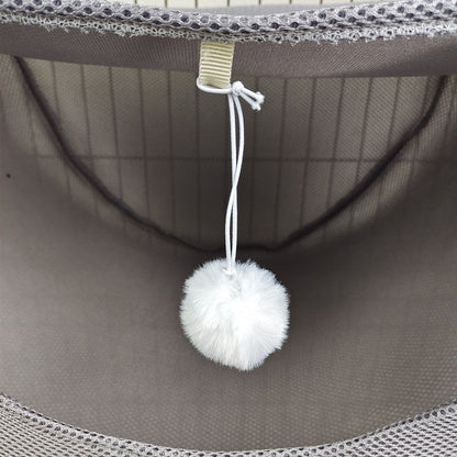 2 Pcs Cat Cage Hammock - Coffee 47×38×28cm