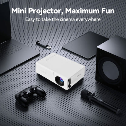 M3S Mini Projector White USB-Powered
