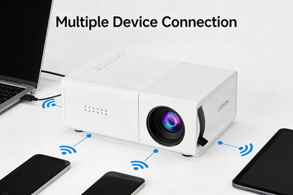 M3S Mini Projector White USB-Powered