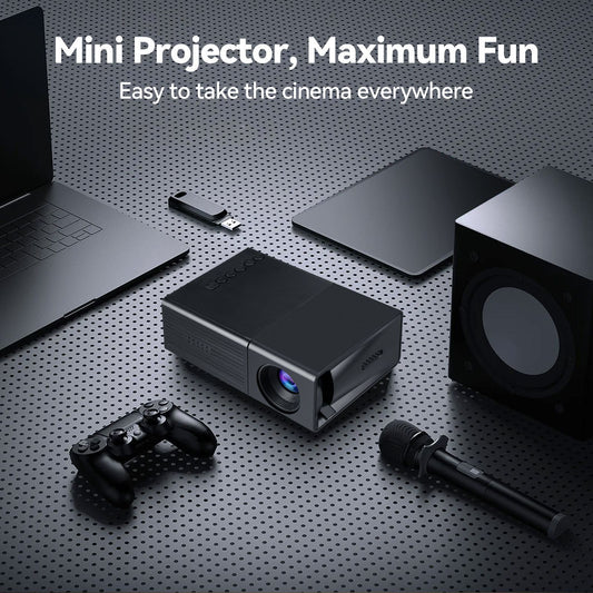 M3S Mini Projector Black USB-Powered