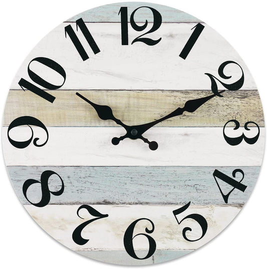 Wooden Wall Clock No.17, 10 Inch
