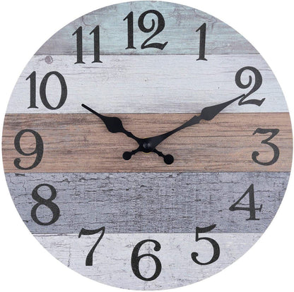 Wooden Wall Clock No.21, 10 Inch