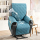 Electric Recliner Sofa Cover - Smoky Cyan