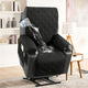 Electric Recliner Sofa Cover - Black