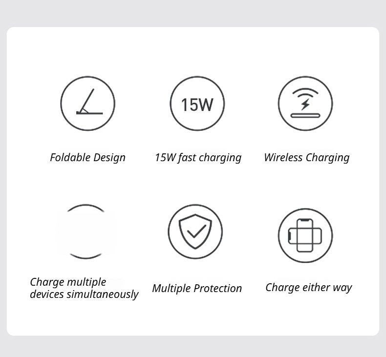 Pink 3-in-1 Wireless Charger