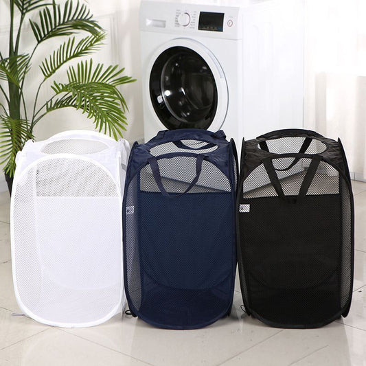 Foldable Laundry Hamper Black 01