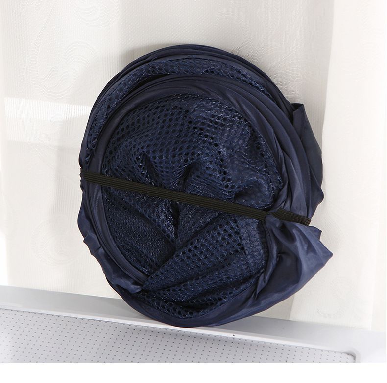Foldable Laundry Hamper Light Gray 01