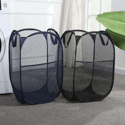Foldable Laundry Hamper Dark Gray 02