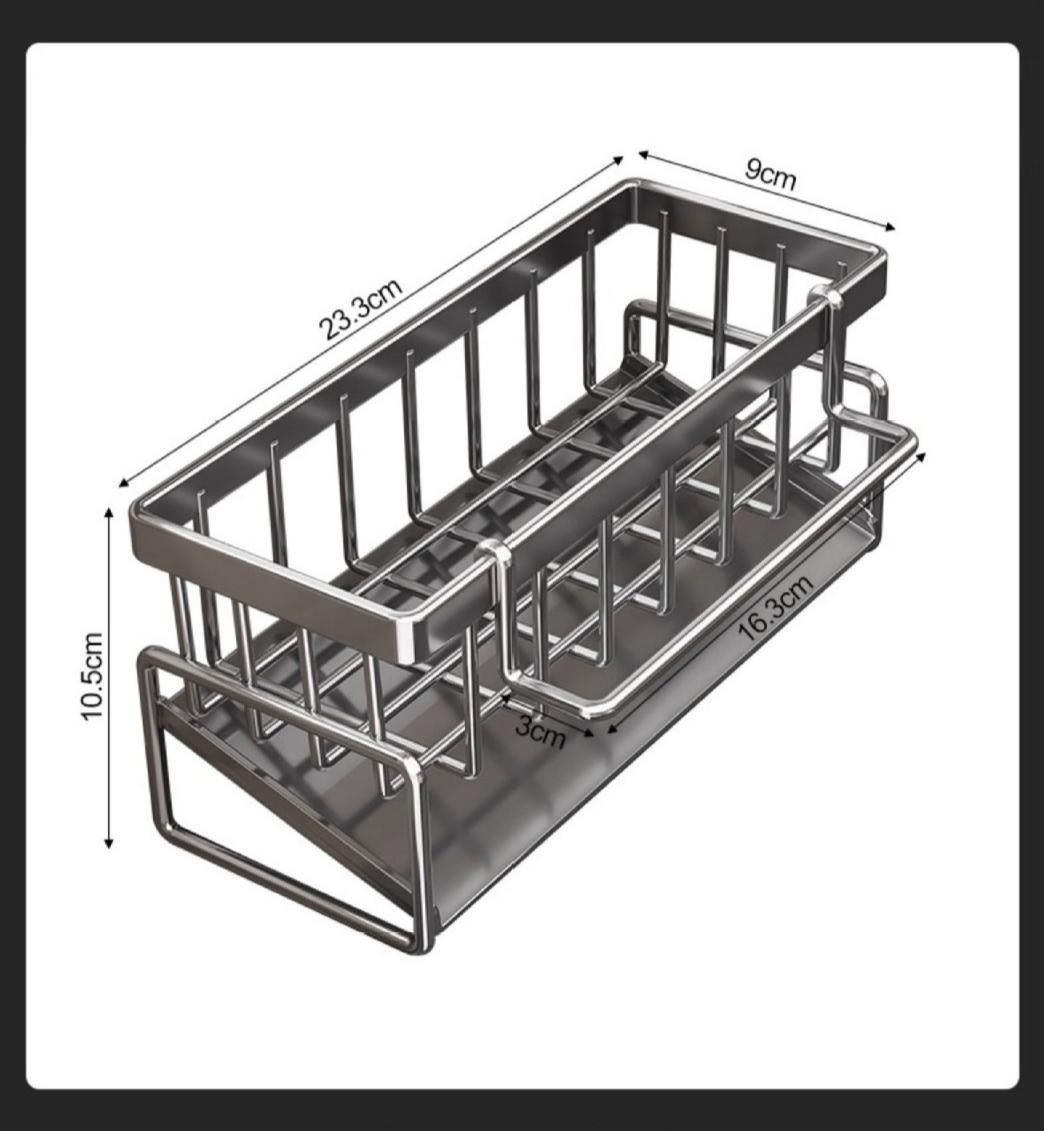 Tall Tilted Dish Drying Rack Black 03
