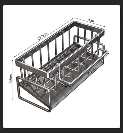 Tall Tilted Dish Drying Rack Black 03