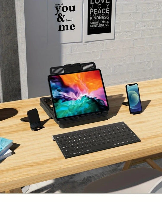Multifunctional Laptop Stand: Portable and Foldable, 7-Level Height Adjustment, Efficient Heat Dissipation, Stable Load-Bearing