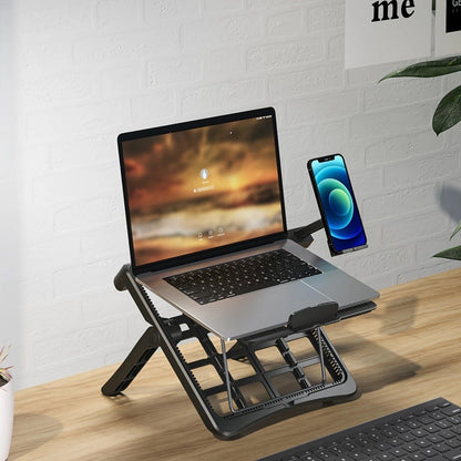 Multifunctional Laptop Stand: Portable and Foldable, 7-Level Height Adjustment, Efficient Heat Dissipation, Stable Load-Bearing