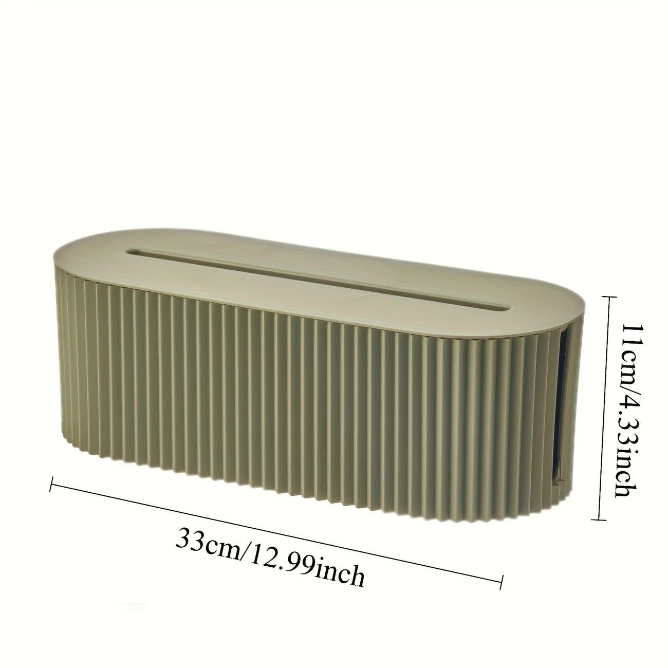 1 Multi-Scene Cable Storage Box Durable Desktop TV Cable Management System with Lid  Scratch-Resistant Storage Case, Suitable for Power Strips, Chargers, and Home Office Supplies (GREEN)