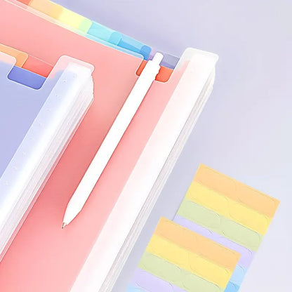 1pcs 25-Slot Expandable Rainbow Accordion Folder, Vertical Multi-Pocket Design, Large Capacity Holds 2000 Sheets, Waterproof and Portable, Great Helper for Office and School Organization