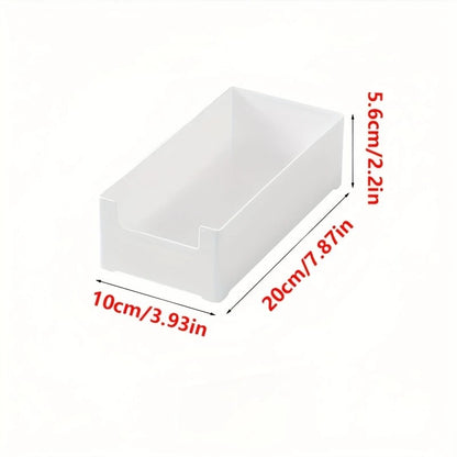 Transparent cable organizer, 7 small + 1 large combo design. Lightweight and durable, stores data cables and chargers, keeps desktop tidy. Ideal storage solution for both home and office.