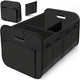1 Car Trunk Organizer, Automotive Storage, Reinforced Handle, Foldable Multi-Compartment Car Organizer, 600D Oxford Fabric, Suitable for Any Car, SUV, Minivan, Vehicle Storage.BLACK