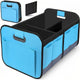 1 Car Trunk Organizer, Automotive Storage, Reinforced Handle, Foldable Multi-Compartment Car Organizer, 600D Oxford Fabric, Suitable for Any Car, SUV, Minivan, Vehicle Storage.BLUE