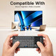 Multifunctional Mini Wireless Keyboard and Mouse Combo: Bluetooth & 2.4G Dual Mode, Integrated Laser Pointer and Touchpad, Multi-System Compatible, Essential Tool for Business Presentations and Office Work.