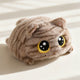 Adorable Big-Eyed Cat Plush Toy – Soft, Fluffy, Palm-Sized, Perfect for Playtime Cuddles and Soothing Companionship. (Dragon Li)