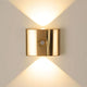 1PCS Induction wall lamp with three-color stepless dimming, 120° auto shut-off, USB rechargeable magnetic installation. Smart motion-sensing LED wall lamp, serving as both a night light and an ambient light./golden