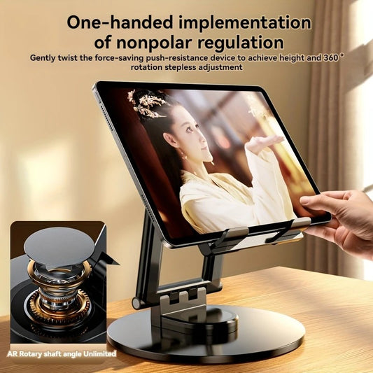 All-round Rotation, Rock-solid on Desktop —— Free Height Adjustment, One Stand for All Scenarios