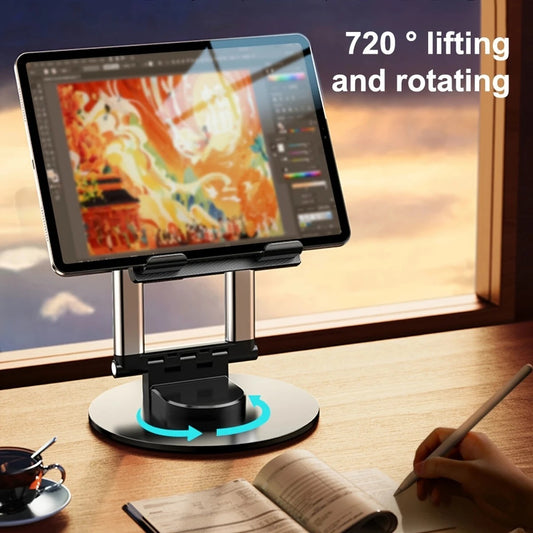 All-round Rotation, Rock-solid on Desktop —— Free Height Adjustment, One Stand for All Scenarios