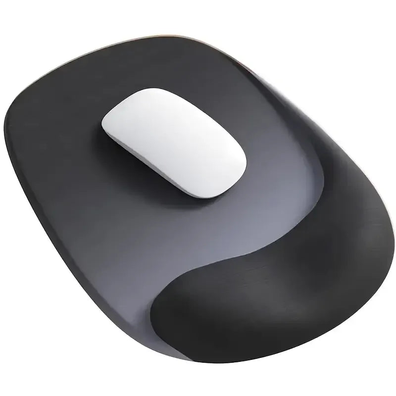 Ergonomic Gel Mouse Pad, 4-Layer Anti-Slip Breathable Support, Conforms to Wrist Prevents Strain, Pain-Free During Long Office Hours.PINK