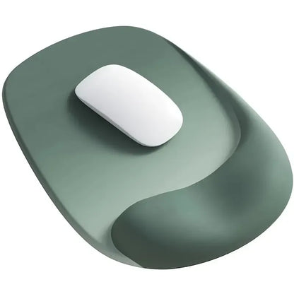 Ergonomic Gel Mouse Pad, 4-Layer Anti-Slip Breathable Support, Conforms to Wrist Prevents Strain, Pain-Free During Long Office Hours.YELLOW