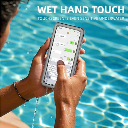 Newly Upgraded IPX8 Diving Phone Case, 15m Waterproof, 6.9-inch Universal, Surfing Swimming Underwater Photography, Shockproof and Scratch-Resistant.light GREEN