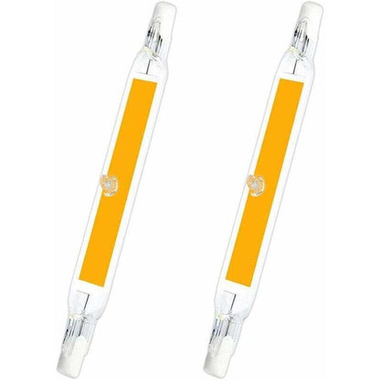 2 Pcs R7s LED Bulb R7s LED 5w Cool 6000k, 500lm, Equivalent to Halogen Pencil J78 R7s 40w 50w, White Non-Dimmune, 78mm
