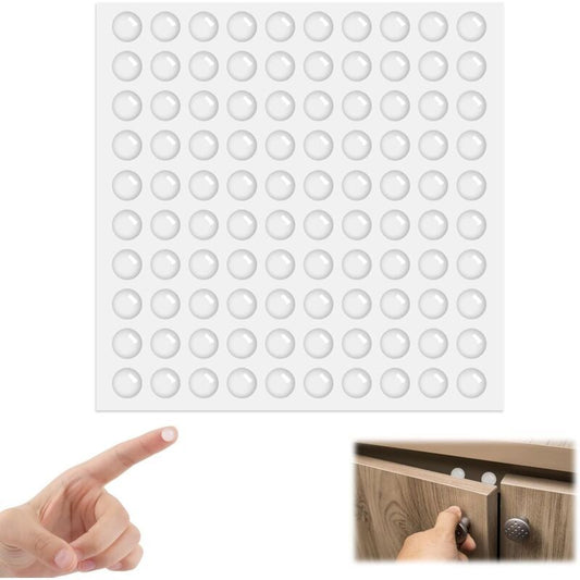 200 Pcs Silicone Skate Clear, Rubber Pad Feet Cupboard Door Shock Self Adhesive Door Pad Protective Rubber Knobs Rubber Feet for Furniture Door