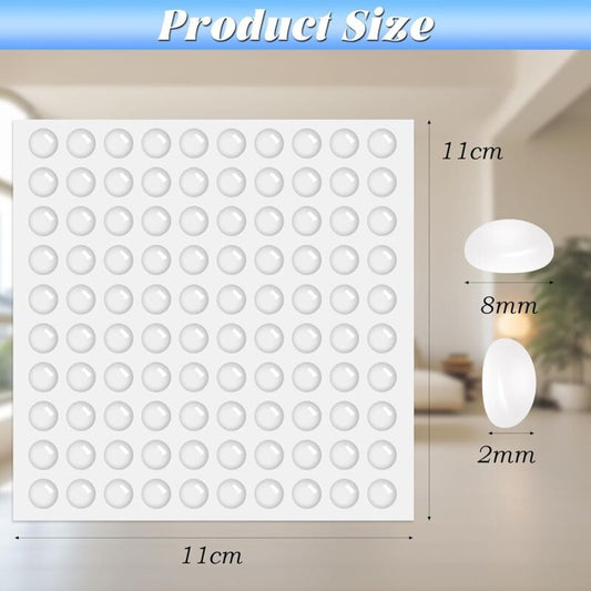 200 Pcs Silicone Skate Clear, Rubber Pad Feet Cupboard Door Shock Self Adhesive Door Pad Protective Rubber Knobs Rubber Feet for Furniture Door