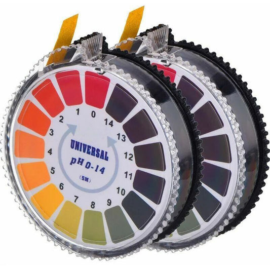 PH Test Paper, 2 Roll Tester Tape Paper PH Swimming Pool Strip PH Measuring Indicator Full Range 014