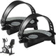 2 Pcs Exercise Bike Pedals Under Desk Bike Pedals, 9 and 16 Stationary Bike Pedals for Exercise Bike Dynamometer Spinning Indoor Pedals