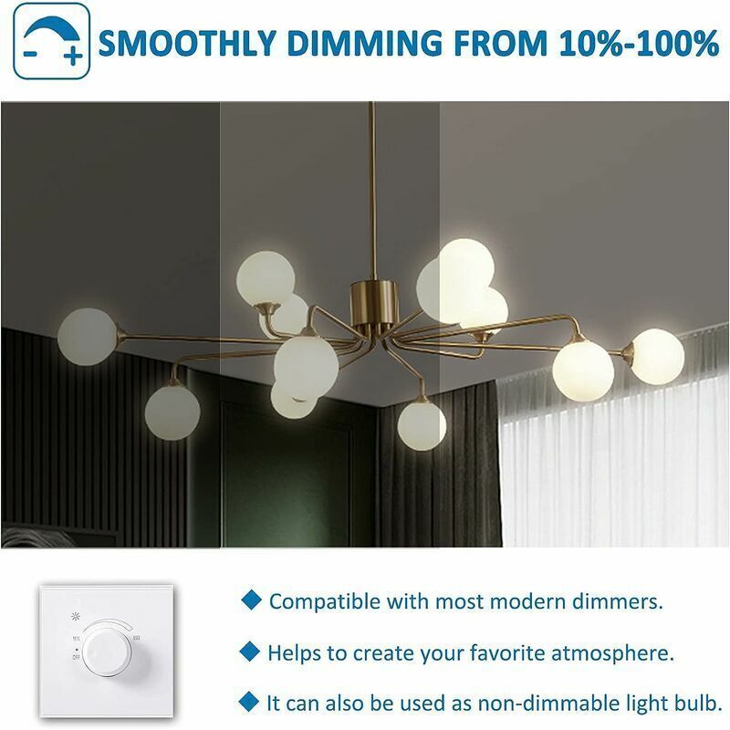 10 Pcs Bulb Halogen G9 40W 230V, 480LM 2900K Warm Dimmable White, Wall Lights Landscape Lamps, G9 Capsule Bulbs Cabinet Lighting for Chandeliers