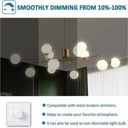 10 Pcs Bulb Halogen G9 40W 230V, 480LM 2900K Warm Dimmable White, Wall Lights Landscape Lamps, G9 Capsule Bulbs Cabinet Lighting for Chandeliers