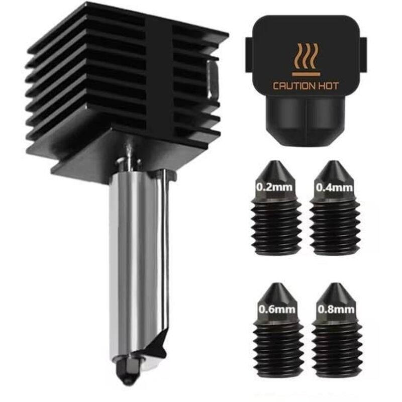 Bambu Lab A1 and A1 Mini Kit Hotend Amovible Assemblage Quick Compatible with Imprimante 3D, 0, 2 and 0, 4 and 0, 6 and 0, 8 mm