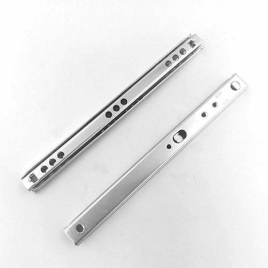 2 Pcs Glissieres of Drawer a Roulement a Billes in Steel Lamine a Cold X, L, 342, 33 cm, 17 mm