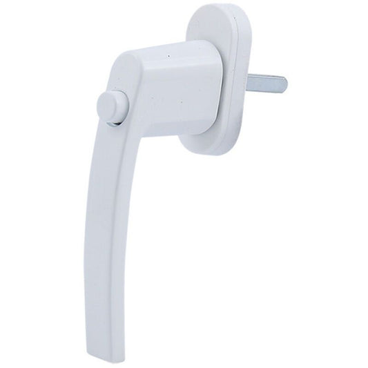 Handle of Window White, Longueur of Loquet Longueur of the Handle with Button Poussoir, 35 mm, 144 mm