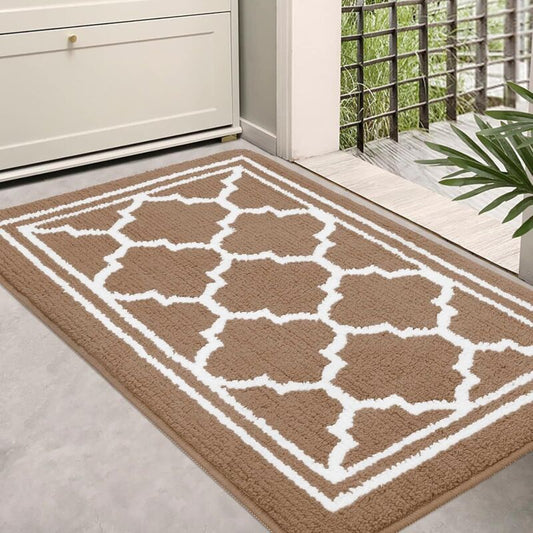 Paillasson Lavable for Indoor Indoor, Marron Kitchen, Salissures Slip and Anti-Paillasson Absorbant Anti-50 X 80 cm, 80 cm