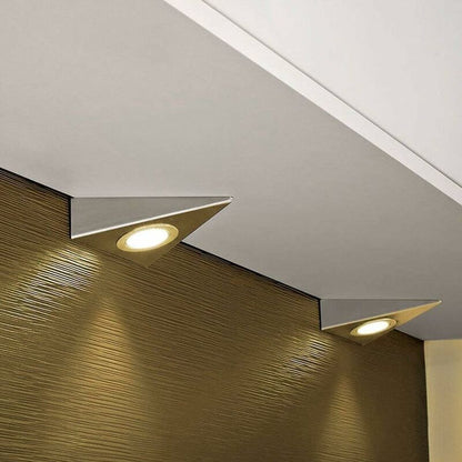 Set of Triangles LED for Furniture of Kitchen Cold White