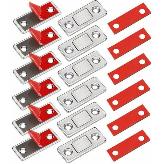6, Stick Drawers, on Magnetic Catches and Window Cabinets Piece Magnetic Catches Adhesive Furniture Closures