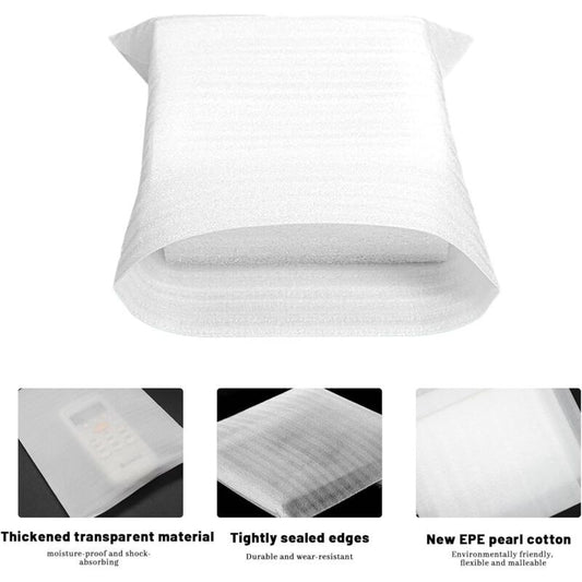 100 Pcs Moving Sheets Foam Bubble Wrap Cardboard for Boxes Dishes Plates, Glasses Packaging