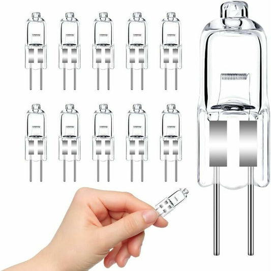12 Pcs Ampoules Halognes G4, 12v 20w Dimmable Halogen Pin Base Light Clairage on Rail