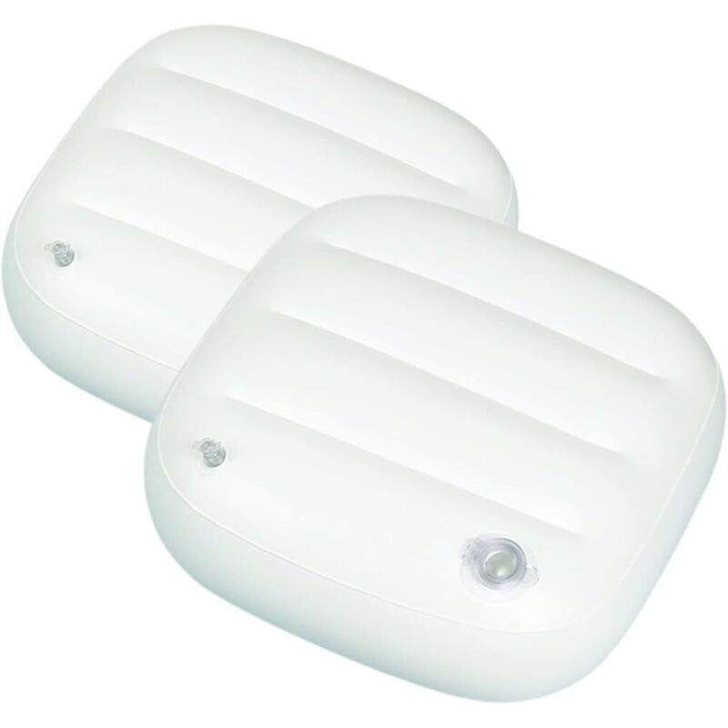 2 Pcs Spa Booster Seat Bathroom, Inflatable Spa Booster Seat Inflatable Spa Cushion for Home Bathtubs, 40x38x16cm
