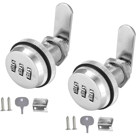 Pieces Drawer of Safety Letter Box Lock of Combination Cam Cabinet Code Lock Lock a Came Without Wrench