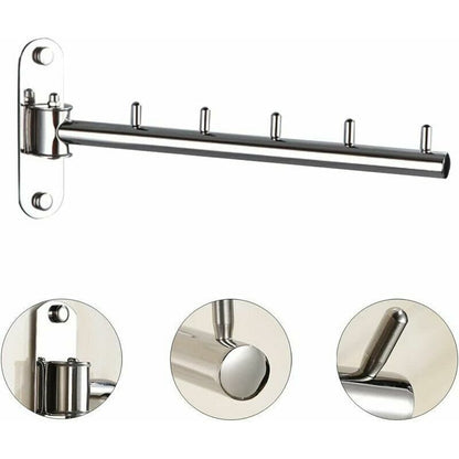 1 Pcs Door Clothes Wall Mounted Door Hanger Wall Mounted Folding Hanger Wall