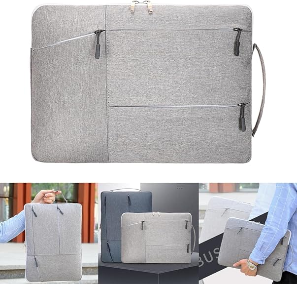 Laptop Case - Suitable for 13/14/15.6 inches - Zippered Laptop Case - Laptop Sleeve - Waterproof Oxford Cloth - Scratch and Wear Resistant, Easy to Carry - Pink