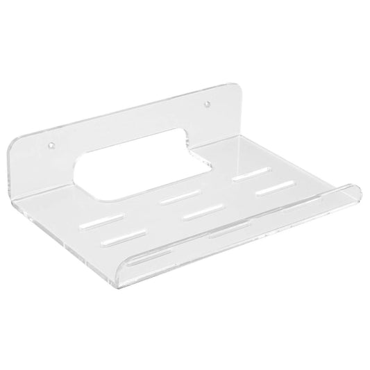 Wifi Router Shelf Wall Mounted Acrylic With Heat Sink For Home_max