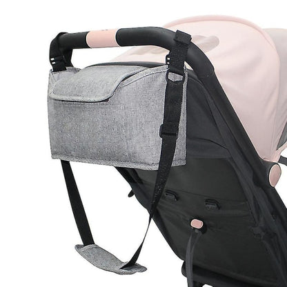 Baby Organizer Stroller Accessories Bag Large Space for All Strollers（Black）